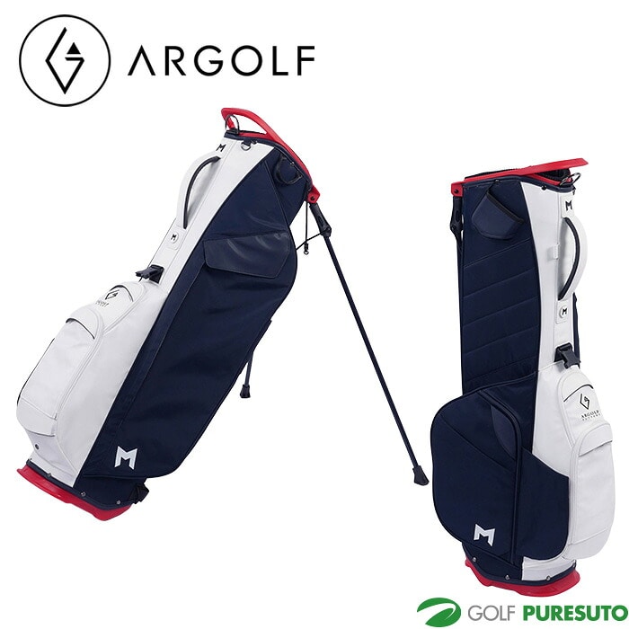 アールゴルフ 8.5型 キャディバッグ M COMP スタンド SG1 ゴルフバッグ スタンドタイプ 2025年秋冬モデル ミニマルゴルフ MINIMALGOLF ARGOLF