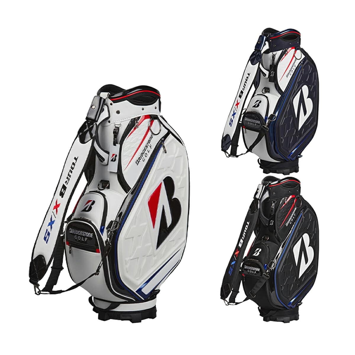 ブリヂストン ゴルフ 9.5型 カート キャディバッグ ツアーレプリカ