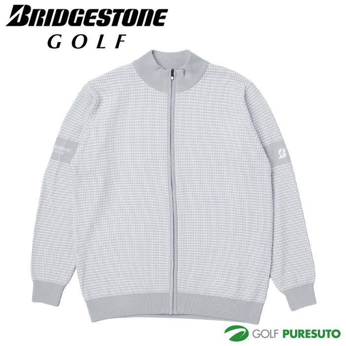 ブリヂストン ゴルフ 長袖 前開き セーター FGM01B ゴルフウェア メンズ トップス 2025年秋冬モデル BRIDGESTONE GOLF