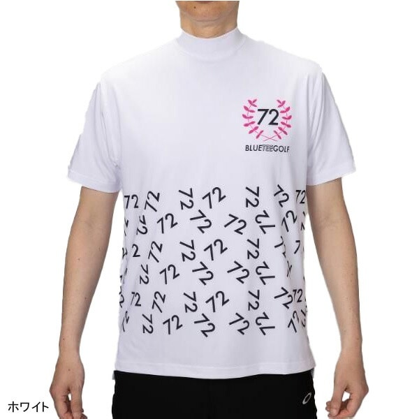 ブルーティーゴルフ 半袖 モックネックシャツ 72ダンス メンズ BTG-AMT001 BLUE TEE GOLF BTGAMT001 AMT-001 2025年春夏モデル 春夏ウェア アパレル