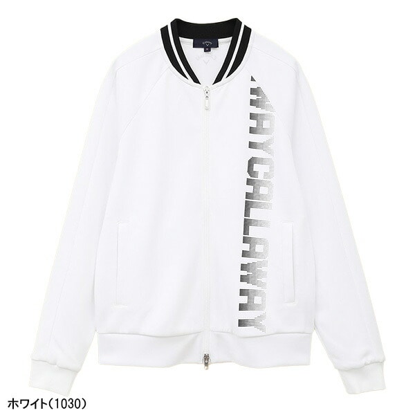 【レディース】キャロウェイ ゴルフ 長袖 フルジップブルゾン ダンボールスウェット C24217201 ゴルフウェア アウター トップス 2024年秋冬モデル Callaway GOLF アパレル 女性用