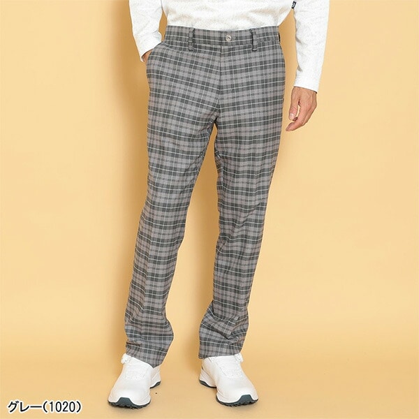 キャロウェイ ゴルフ ロングパンツ 8WAYストレッチ 裏起毛チェックパンツ メンズ C24226116 ボトムス ゴルフウェア 2024年秋冬モデル Callaway GOLF お裾直し無料！ アパレル 秋冬ウェア 24FW 【suso】