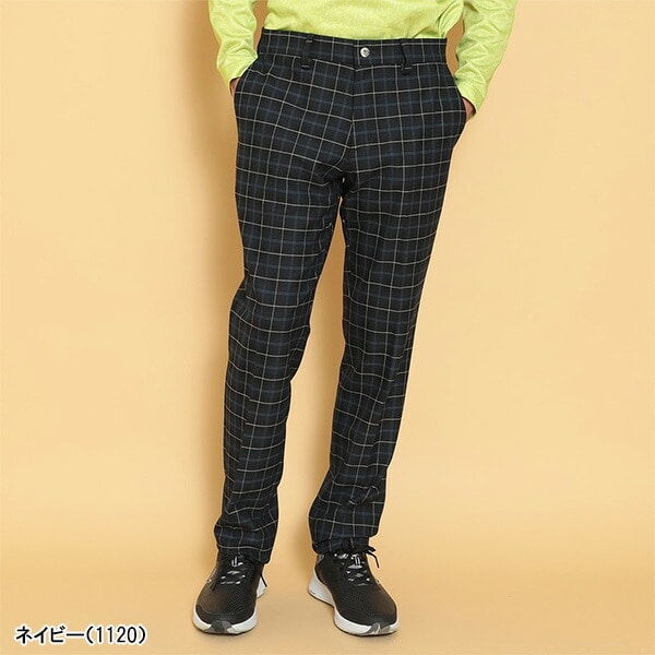 キャロウェイ ゴルフ ロングパンツ 8WAYストレッチ 裏起毛チェックパンツ メンズ C24226116 ボトムス ゴルフウェア 2024年秋冬モデル Callaway GOLF お裾直し無料！ アパレル 秋冬ウェア 24FW 【suso】