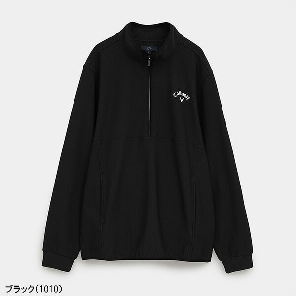 キャロウェイ 長袖 ハーフジップ モックネックシャツ 裏起毛 メンズ C25233109 トップス ゴルフウェア 2025年秋冬モデル Callaway 秋冬ウェア アパレル