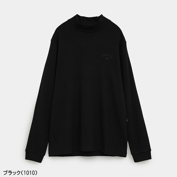 キャロウェイ 長袖 モックネックシャツ 裏起毛スムース メンズ C25233111 トップス ゴルフウェア 2025年秋冬モデル Callaway 秋冬ウェア アパレル