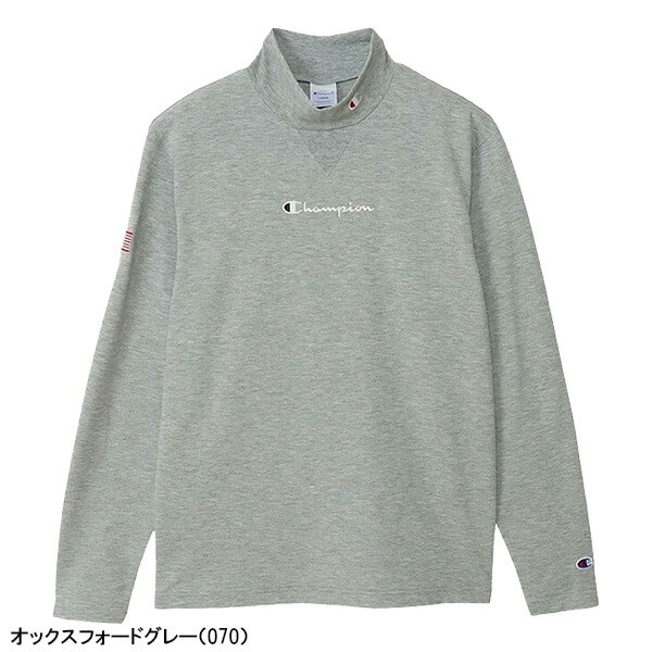 チャンピオン ゴルフ 長袖 モックネックシャツ メンズ C3-AG406 ゴルフウェア 2024年秋冬モデル トップス Champion golf 秋冬ウェア