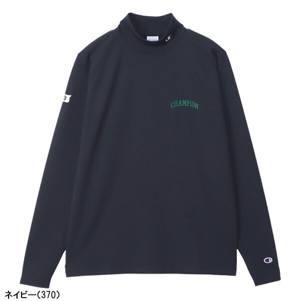 チャンピオン ゴルフ 長袖 ハイネックシャツ ロングスリーブTシャツ 23FW メンズ C3-YG409 ゴルフウェア 2023年秋冬モデル Champion golf 秋冬ウェア