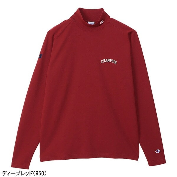 チャンピオン ゴルフ 長袖 ハイネックシャツ ロングスリーブTシャツ 23FW メンズ C3-YG409 ゴルフウェア 2023年秋冬モデル Champion golf 秋冬ウェア