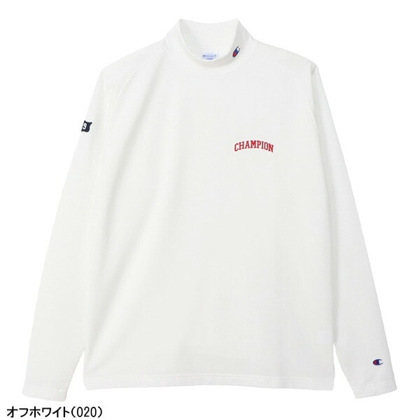チャンピオン ゴルフ 長袖 ハイネックシャツ ロングスリーブTシャツ 23FW メンズ C3-YG409 ゴルフウェア 2023年秋冬モデル Champion golf 秋冬ウェア