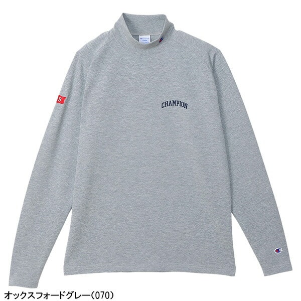 チャンピオン ゴルフ 長袖 ハイネックシャツ ロングスリーブTシャツ 23FW メンズ C3-YG409 ゴルフウェア 2023年秋冬モデル Champion golf 秋冬ウェア