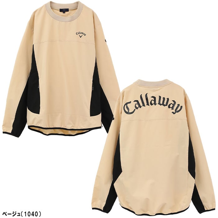 キャロウェイ 8WAYストレッチ プルオーバー C24115101 トップス ゴルフウェア 2024年春夏モデル Callaway アパレル