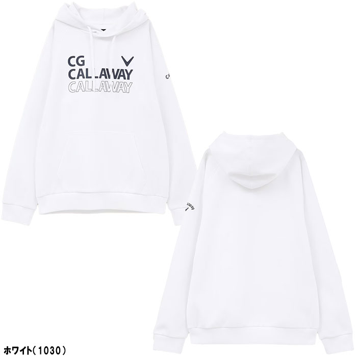キャロウェイ ハーフゲージスウェットパーカー C24117102 トップス ゴルフウェア 2024年春夏モデル Callaway アパレル