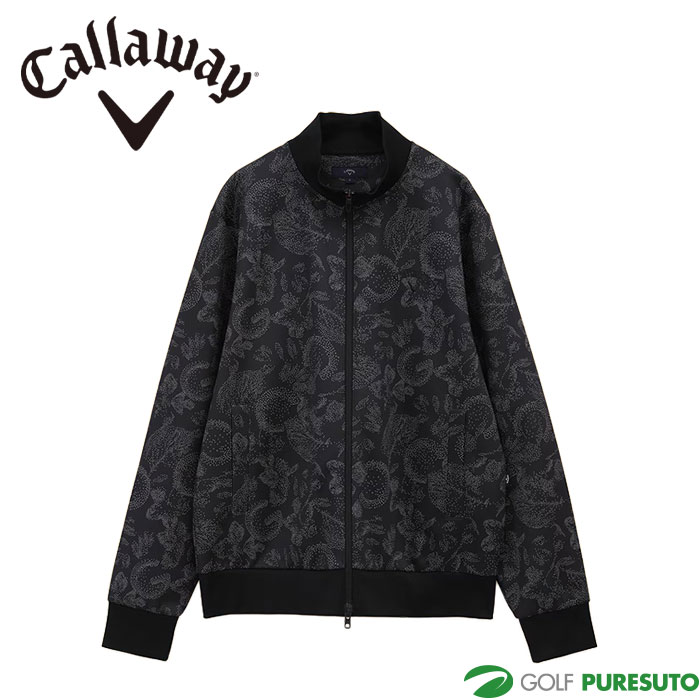 キャロウェイ ゴルフ ドットプリント ダンボールフルジップ スウェット C24217101 アパレル