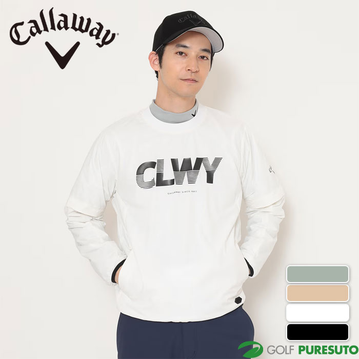 キャロウェイ ゴルフ 長袖 ストレッチ ミニリップ 2WAY ブルゾン C25215104 ゴルフウェア トップス 2025年秋冬モデル Callaway GOLF