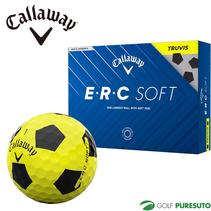 キャロウェイ E・R・C SOFT TRUVIS ゴルフボール ●2025年モデル● 1ダース（12球入り） Callaway Golf