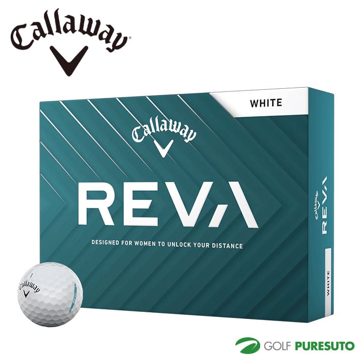 キャロウェイ REVA ゴルフボール ●2025年モデル● 1ダース（12球入り） Callaway Golf
