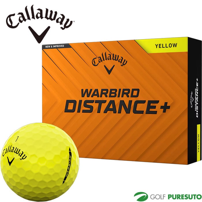 キャロウェイ WARBIRD DISTANCE+ ゴルフボール ●2025年モデル● 1ダース（12球入り） Callaway Golf ウォーバード ディスタンス