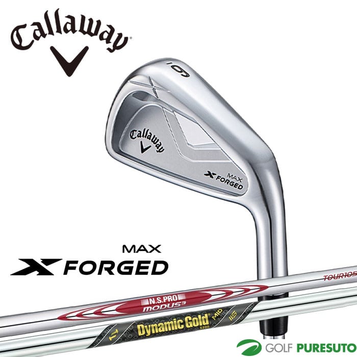 キャロウェイ X FORGED MAX 25 アイアン 単品（#5） MODUS TOUR 105／Dynamic Gold MID 115 シャフト 2025年モデル [Callaway][日本仕様 日本正規品][エックス フォージド マックス]