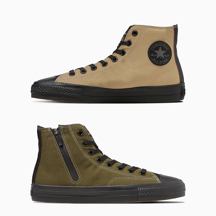 コンバース ゴルフ ゴルフシューズ ALL STAR GF BRIEFING Z HI 33500270 メンズ 23.0cm カーキ/ブラック/ベージュ
