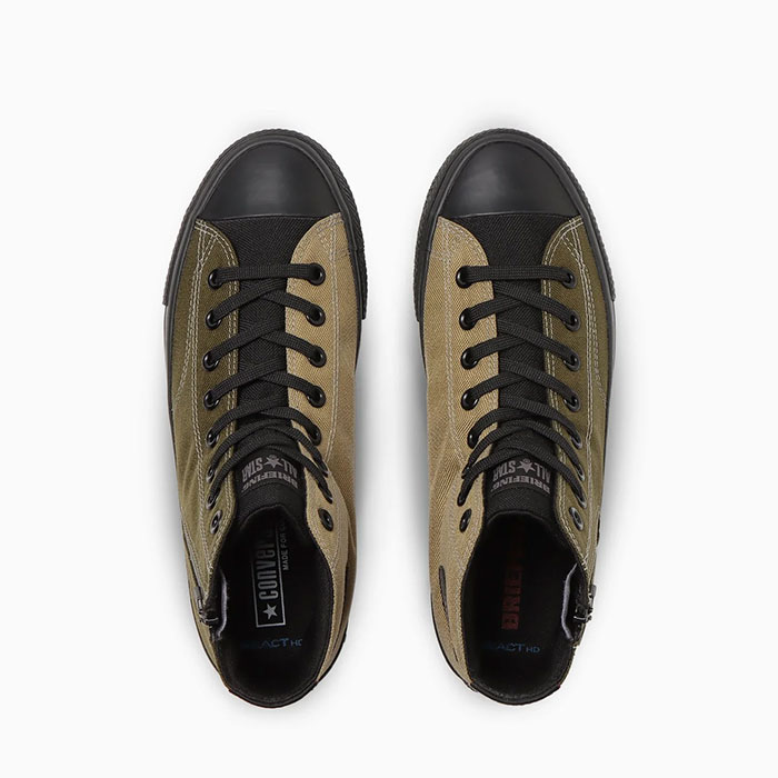 コンバース ゴルフ ゴルフシューズ ALL STAR GF BRIEFING Z HI 33500270 メンズ 23.0cm カーキ/ブラック/ベージュ