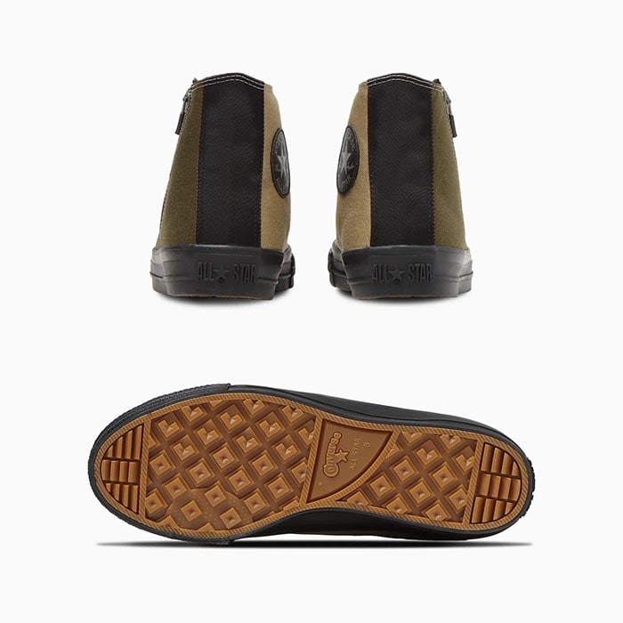 コンバース ゴルフ ゴルフシューズ ALL STAR GF BRIEFING Z HI 33500270 メンズ 23.0cm カーキ/ブラック/ベージュ