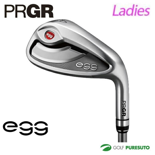 【レディース】プロギア NEW egg アイアン 単品（AW、AS、SW） オリジナルカーボンシャフト2019年モデル[日本仕様][PRGR ニューエッグ]