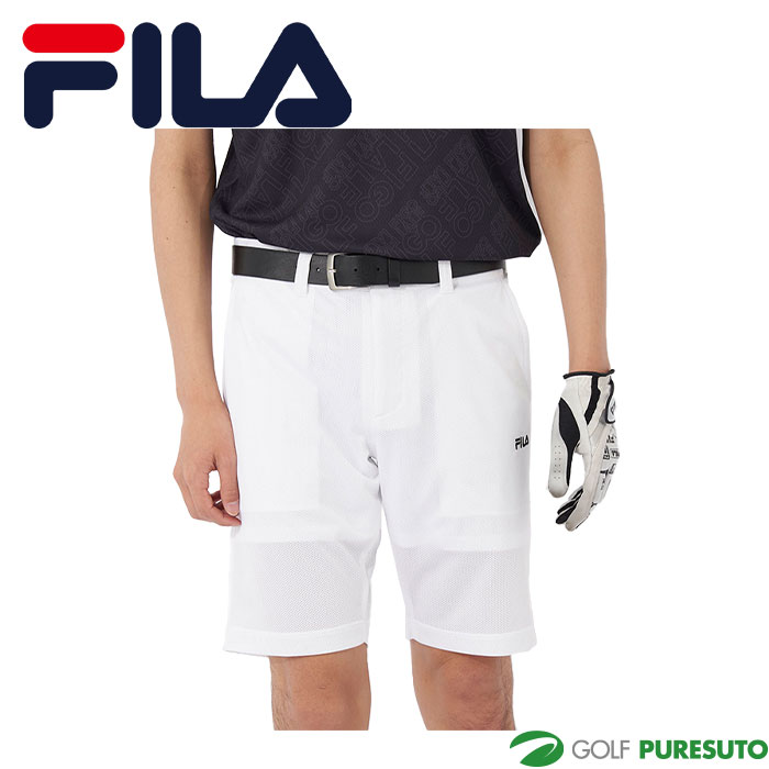 フィラ ゴルフ ストレッチ メッシュ ショートパンツ 744-344 ボトムス ゴルフウェア 2024年春夏モデル FILA