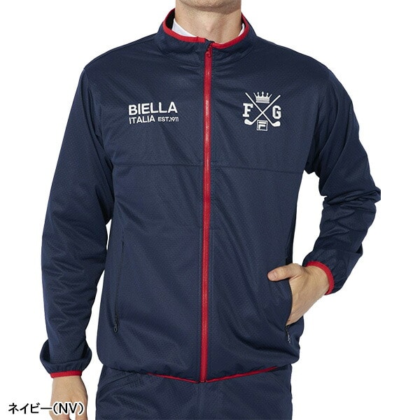 フィラ ゴルフ 長袖 フルジップ ブルゾン ライトボンディングブルゾン 4WAYストレッチ 防風 メンズ 784-203 アウター ゴルフウェア 秋冬モデル FILA GOLF 秋冬ウェア 784203
