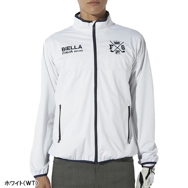 フィラ ゴルフ 長袖 フルジップ ブルゾン ライトボンディングブルゾン 4WAYストレッチ 防風 メンズ 784-203 アウター ゴルフウェア 秋冬モデル FILA GOLF 秋冬ウェア 784203