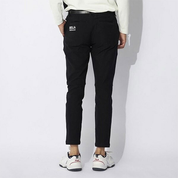 フィラ ゴルフ ロングパンツ 裏起毛 ストレッチ テーパード 9分丈 アンクル丈 メンズ 784-301 ボトムス ゴルフウェア 秋冬モデル FILA GOLF 秋冬ウェア 784301 78サイズ ブラック(BK)