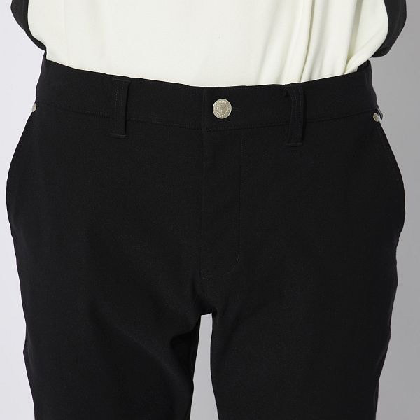 フィラ ゴルフ ロングパンツ 裏起毛 ストレッチ テーパード 9分丈 アンクル丈 メンズ 784-301 ボトムス ゴルフウェア 秋冬モデル FILA GOLF 秋冬ウェア 784301 78サイズ ブラック(BK)