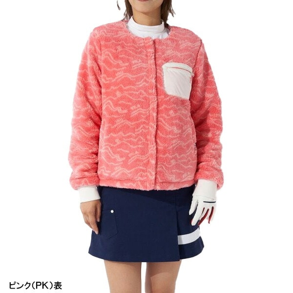 【レディース】フィラ ゴルフ 長袖 リバーシブル フルジップ ブルゾン 792-207 アウター ジャケット ゴルフウェア 秋冬モデル FILA GOLF 秋冬ウェア 792207 女性用