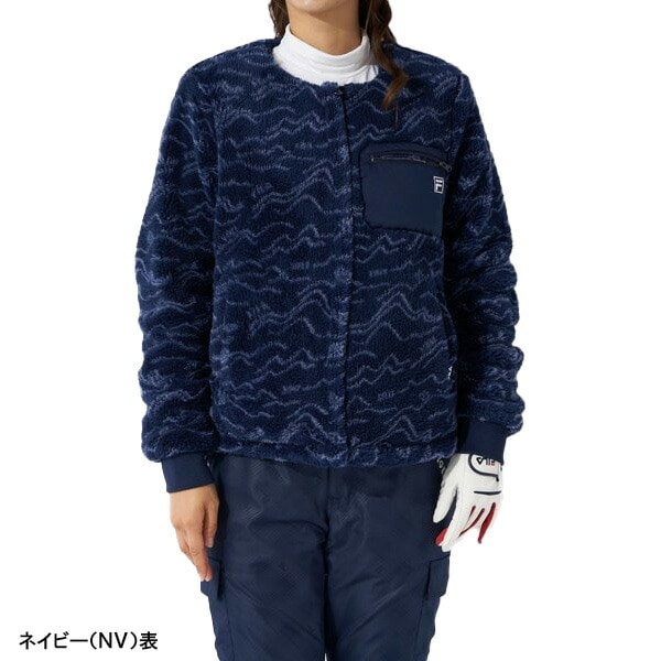 【レディース】フィラ ゴルフ 長袖 リバーシブル フルジップ ブルゾン 792-207 アウター ジャケット ゴルフウェア 秋冬モデル FILA GOLF 秋冬ウェア 792207 女性用