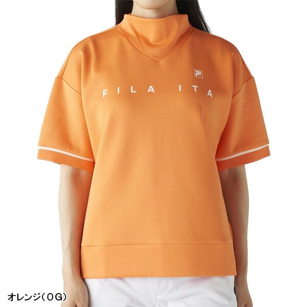 【レディース】フィラ ゴルフ 半袖 プルオーバー 795-600 ゴルフウェア 2025年秋冬モデル FILA GOLF 秋冬ウェア 795600 女性用 レイヤード トレーナー
