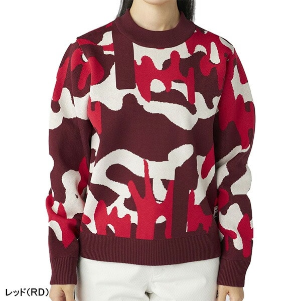 【レディース】フィラ ゴルフ 長袖 軽量ニット セーター 795-761 トップス ゴルフウェア 2025年秋冬モデル FILA GOLF 秋冬ウェア 795761 女性用