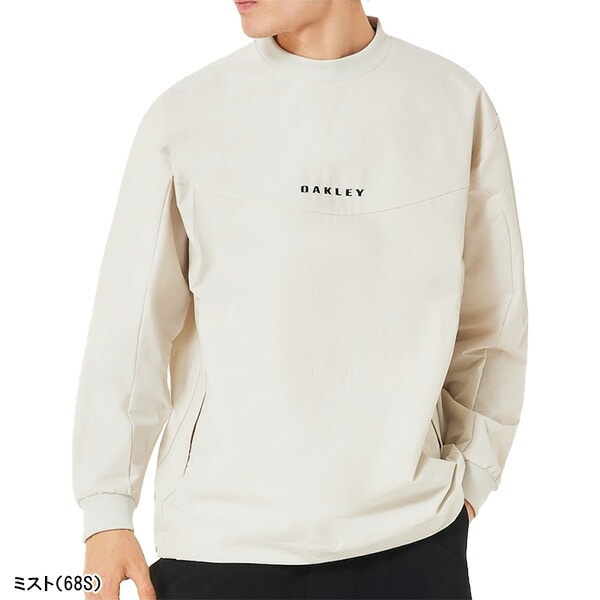 オークリー 長袖 プルオーバー ウィンドジャケット アンデュレイト クルージャケット メンズ FOA408139 アウター ゴルフウェア 2025年秋冬モデル Oakley Undulate Crew Jacket 秋冬ウェア ブルゾン