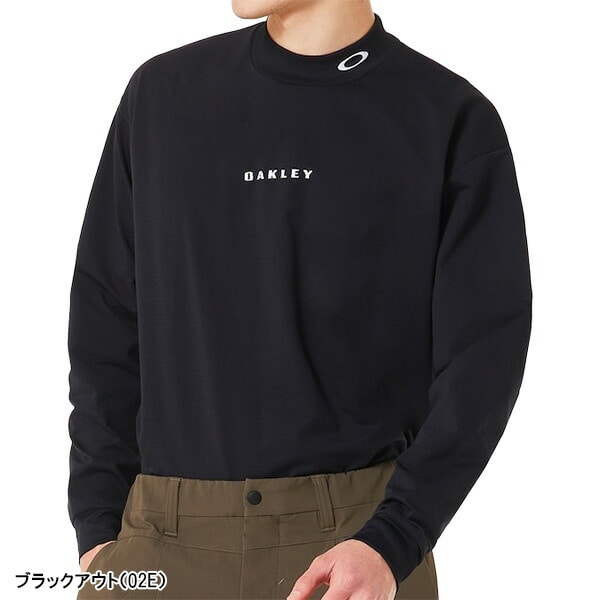 オークリー 長袖 モックネックシャツ O-Sync パック 長袖 リーニエント モック メンズ FOA408244 トップス ゴルフウェア 2025年秋冬モデル Oakley O-Sync Pack LS Lenient Mock 秋冬ウェア