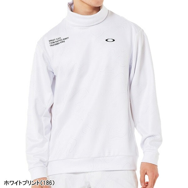 オークリー 長袖 ハイネックシャツ エレベーションタートル メンズ FOA408245 トップス ゴルフウェア 2025年秋冬モデル Oakley Elevation Turtle 秋冬ウェア 裏起毛