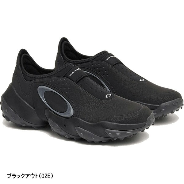 オークリー ゴルフシューズ エッジアイコン スパイクレスシューズ メンズ FOF100539 2025年春夏モデル Edge Icon 2025年春夏モデル OAKLEY スリップオンスタイル 8.5(26.5cm) ホワイト(100)