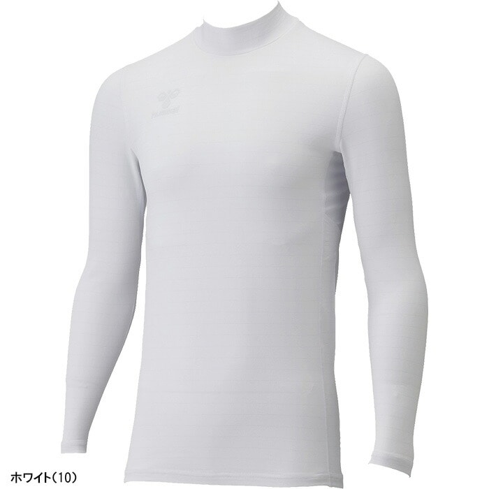 ヒュンメル hummel あったかインナー 長袖 モックネックシャツ インナーシャツ アンダーウェア メンズ HAP5164 スポーツウェア 肌着 インナーウェア アンダーシャツ 吸汗速乾 ストレッチ 保温 制電 抗菌 裏起毛 秋冬ウェア