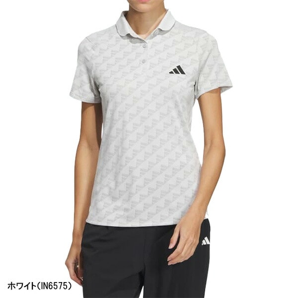 【レディース】アディダス ゴルフ 半袖 ポロシャツ HEAT. RDY BOSジャガードポロ IKJ72 IN6575 IN6577 IN8679 2024年春夏モデル adidas golf 春夏ウェア 女性用