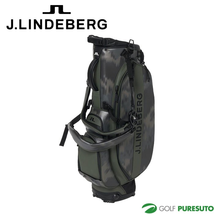 J.リンドバーグ ゴルフ 9.0型 VESSELコラボ グラフィックプリント スタンド キャディバッグ 073-14902 ゴルフバッグ スタンドタイプ 2025年秋冬モデル J.LINDEBERG GOLF
