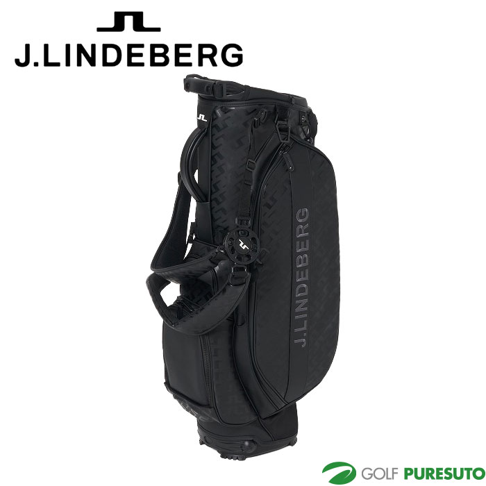 J.リンドバーグ ゴルフ 9.0型 VESSELコラボ グラフィックプリント スタンド キャディバッグ 073-14902 ゴルフバッグ スタンドタイプ 2025年秋冬モデル J.LINDEBERG GOLF