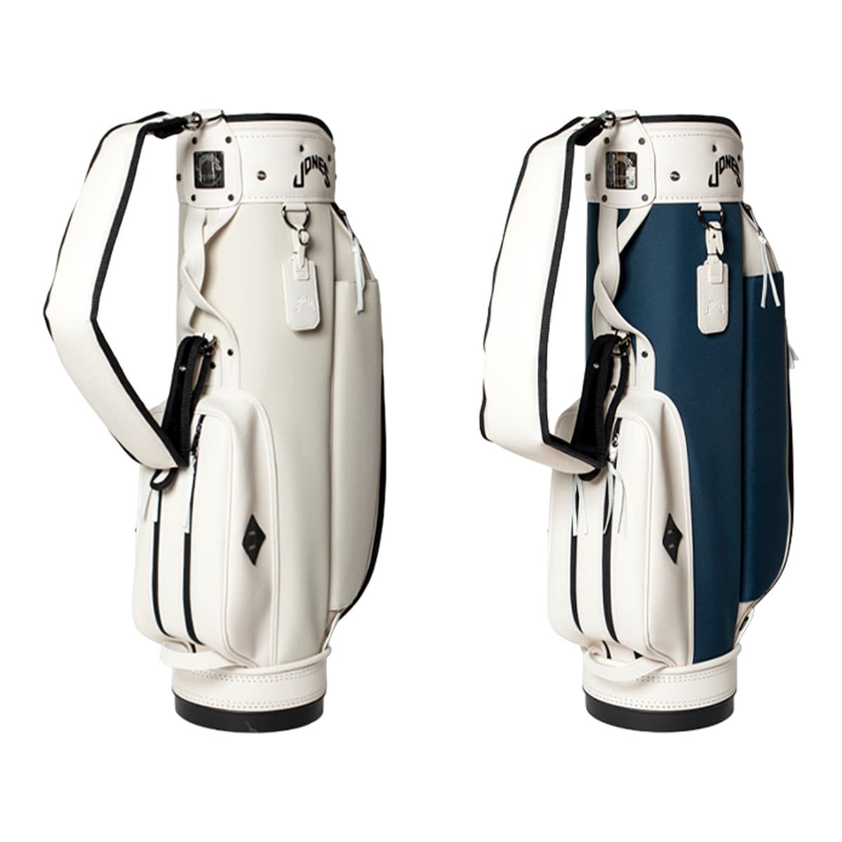 ジョーンズ ゴルフ 8.5型 JONES RIDE Ripstop キャディバッグ カートタイプ 2025年春夏モデル JONES GOLF - Navy Ripstop