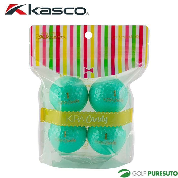 キャスコ ゴルフ KIRA Candy ゴルフボール 1パック（4球） ●2025年モデル● kasco GOLF 日本正規品