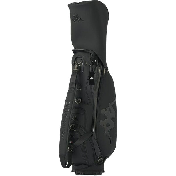 カッパ ゴルフ 9.0型 キャディバッグ カート式 カートタイプ ユニセックス KP-CB0001 615-974 615974 メンズ レディース 2025年モデル Kappa GOLF - ブラック(BK)