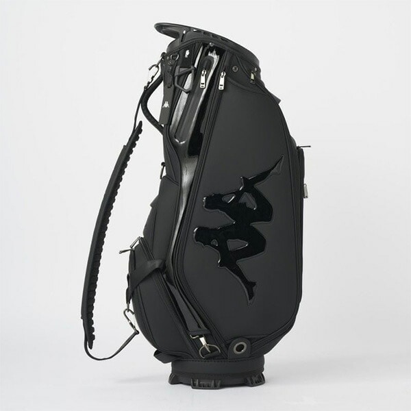 カッパ ゴルフ 9.0型 キャディバッグ カート式 カートタイプ ユニセックス KP-CB0001 615-974 615974 メンズ レディース 2025年モデル Kappa GOLF - ブラック(BK)