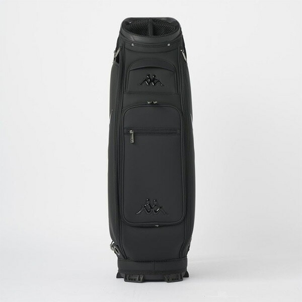 カッパ ゴルフ 9.0型 キャディバッグ カート式 カートタイプ ユニセックス KP-CB0001 615-974 615974 メンズ レディース 2025年モデル Kappa GOLF - ブラック(BK)