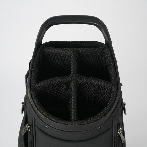 カッパ ゴルフ 9.0型 キャディバッグ カート式 カートタイプ ユニセックス KP-CB0001 615-974 615974 メンズ レディース 2025年モデル Kappa GOLF - ブラック(BK)