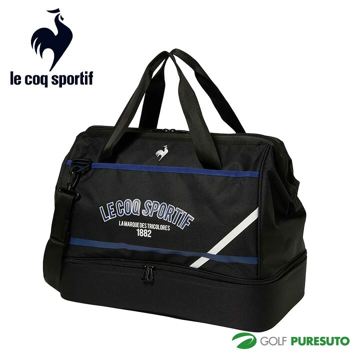 ルコックスポルティフ ゴルフ 二層式大開口 シューズ収納対応 ボストンバッグ LG6SBB00M ゴルフバッグ 2026年モデル le coq sportif GOLF